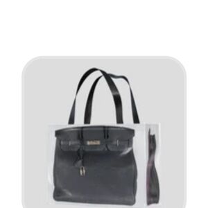 Workin Designer Inspired Black Tote Bag